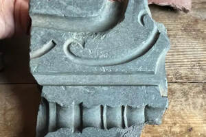 荆溪清初时期石头材质紫砂制作辅助模具工具