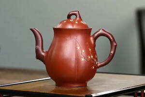 「沁梅」宜兴许响新原矿大红袍紫砂茶壶