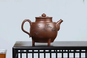 「清风」高爱春，陆云雀，许涛，联合制作，宜兴原矿紫砂茶壶