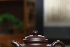 掇只，强济人（国工艺美术师）宜兴原矿紫砂茶壶
