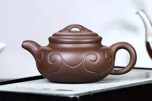许志萍，老紫泥，宜兴原矿紫砂茶壶，350cc