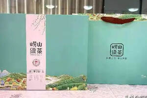 崂山绿茶瓷罐装礼盒
