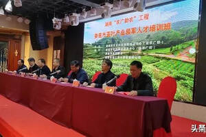湖南农广助农工程”娄底市茶产业领军人才培训班举行
