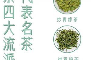 绿茶的四大流派及其代表名茶，不知道你喝过几种呢？