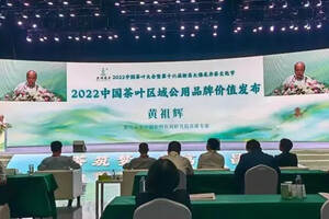 2022中国茶叶区域公用品牌价值评估核心成果发布