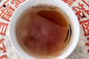 

99年第一批红丝带老树圆茶，老生干仓茶，烟香