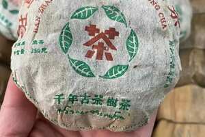2006年千年古茶树班章生态金瓜贡沱，一坨250克，