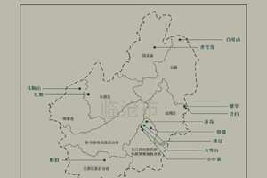 中国名茶分布图