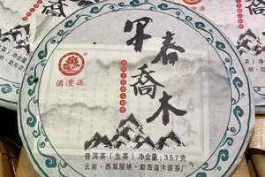 2011年早春乔木生普洱茶饼，溢沣源茶厂，选用云南