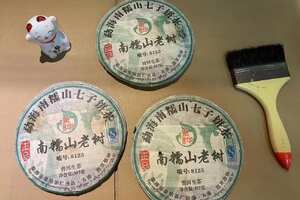 象明茶厂，2008年，南糯山老树青饼，口感饱满，生津