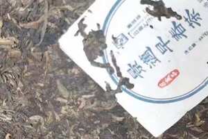 2011年景迈的茶，此款是经典乔木，普洱之景迈香韵，
