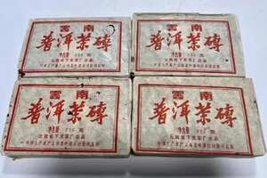 2003年普洱茶砖FT7693短厂版生普洱茶，云