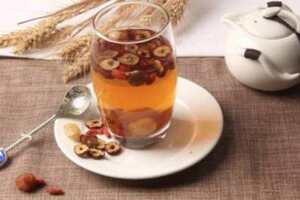 生姜红枣桂圆枸杞茶的做法