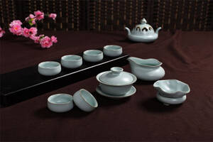 汝窑陶瓷茶具