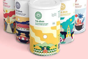 文圣茶说丨越南TraDinh茶品牌形象