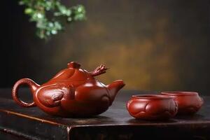 大红袍紫砂壶泡茶后壶身有黑色是假壶吗
