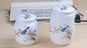 民国瓷器茶叶罐