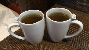 德国茶水分离玻璃茶杯