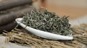 桂平公司生产的西山牌绿茶