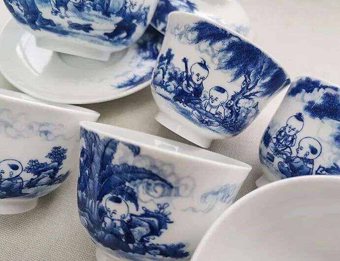 佳逸茶具 | 中国传统瓷纹饰——婴戏纹