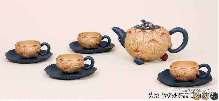 一套引起异议的荷花茶具——蒋蓉