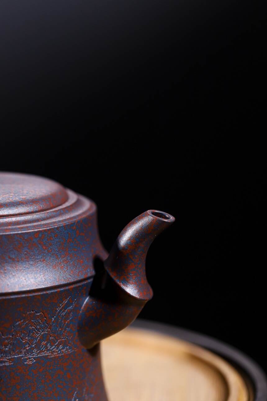 高君竹——古龙窑柴烧纯手工精制紫砂壶