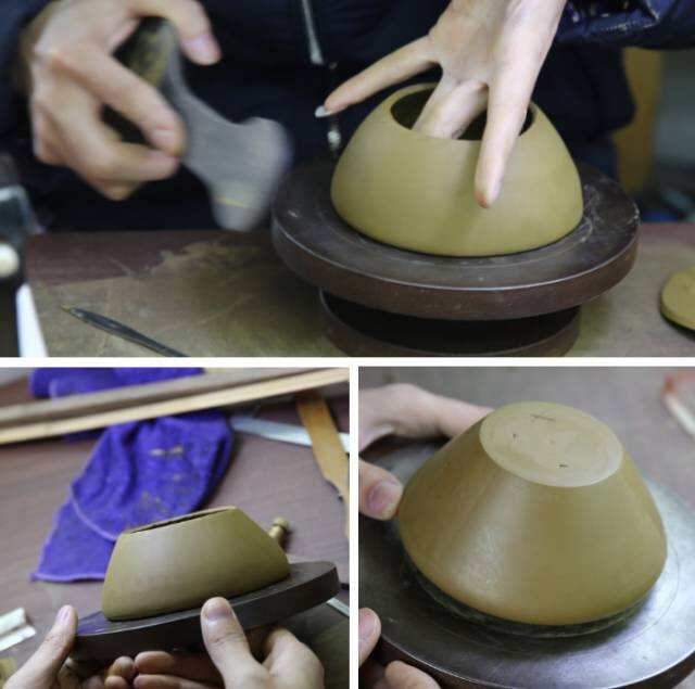 全手工紫砂壶成型基本步骤
