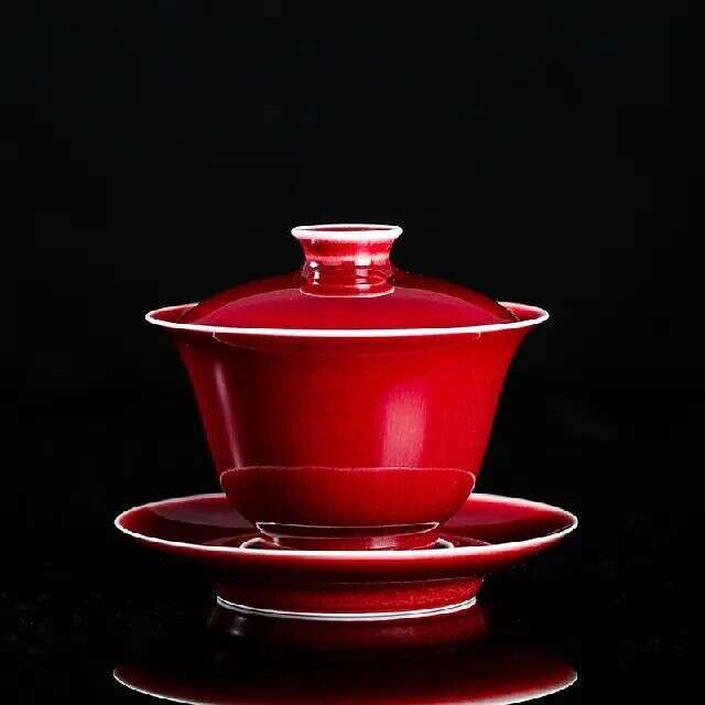 佳逸茶具 | 中国红的璀璨明珠，郎红釉