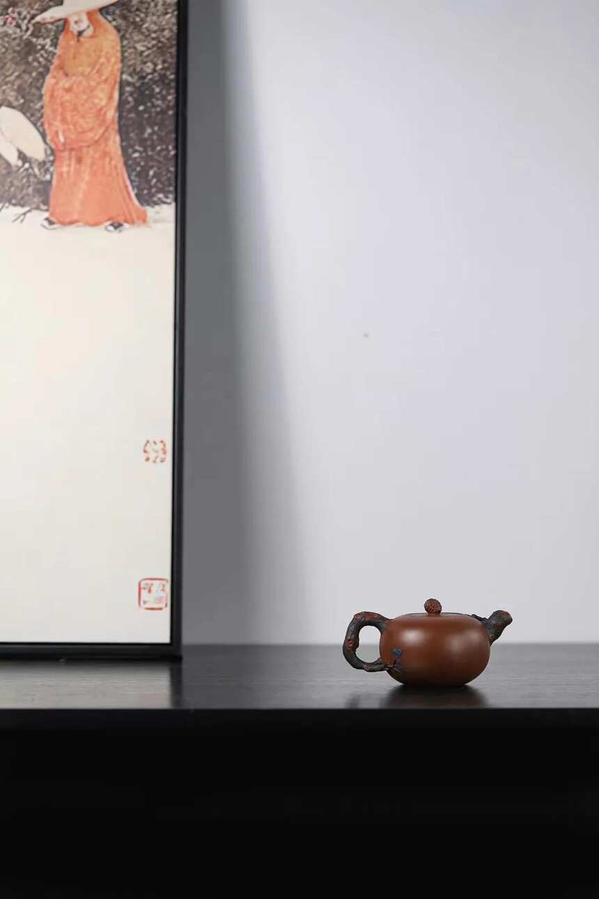 紫砂一厂老艺人吴碧芳，底槽清，临摹陈国良的顶级代表作《天池》