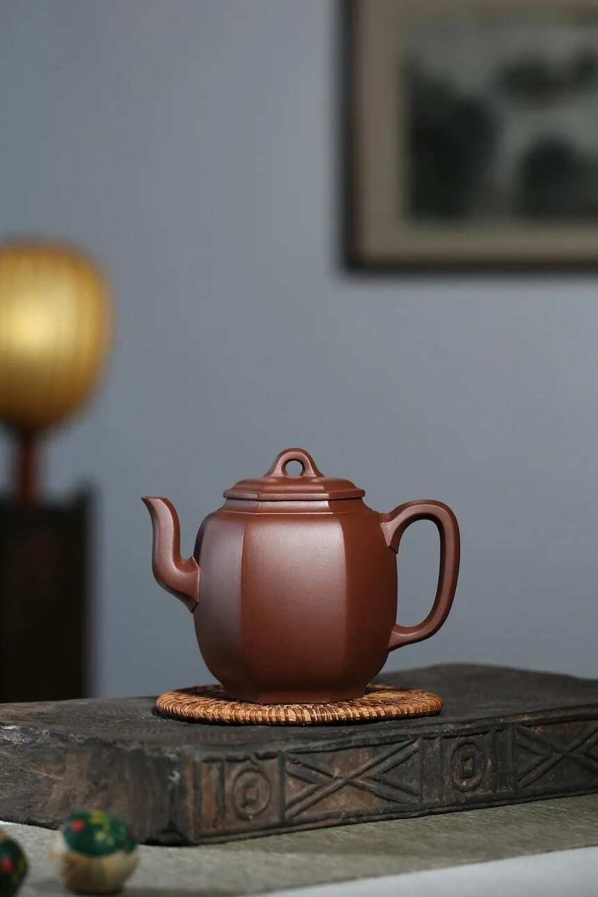 「六方宫灯」范林强 （国助理工艺美术师）宜兴原矿紫砂茶壶
