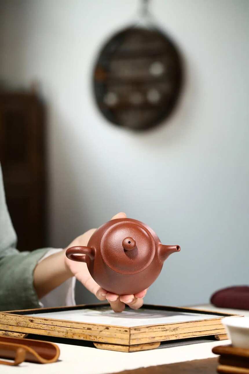 「潘壶」许响新（国助理工艺美术师）宜兴原矿紫砂茶壶