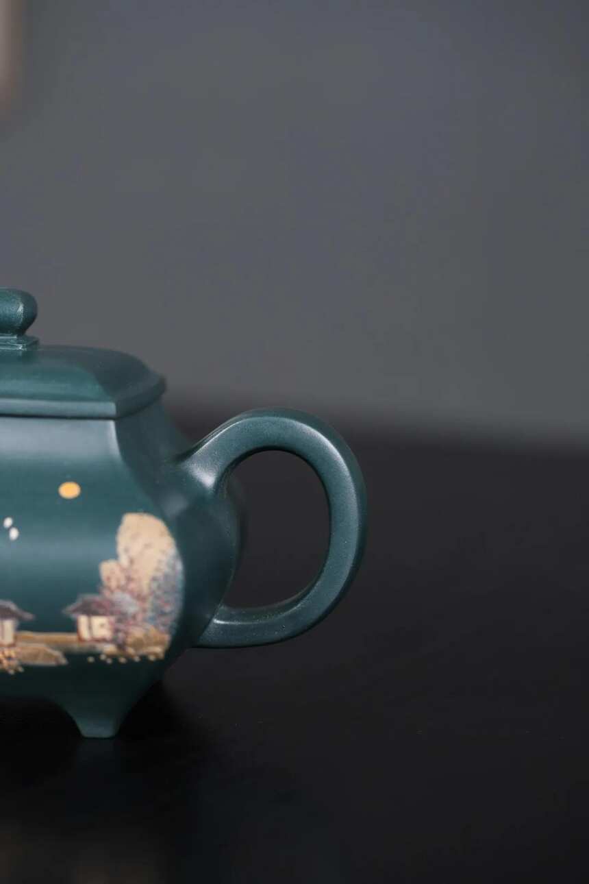 「四方鸿炉」蒋爱英（国高工艺美术师）宜兴原矿紫砂茶壶
