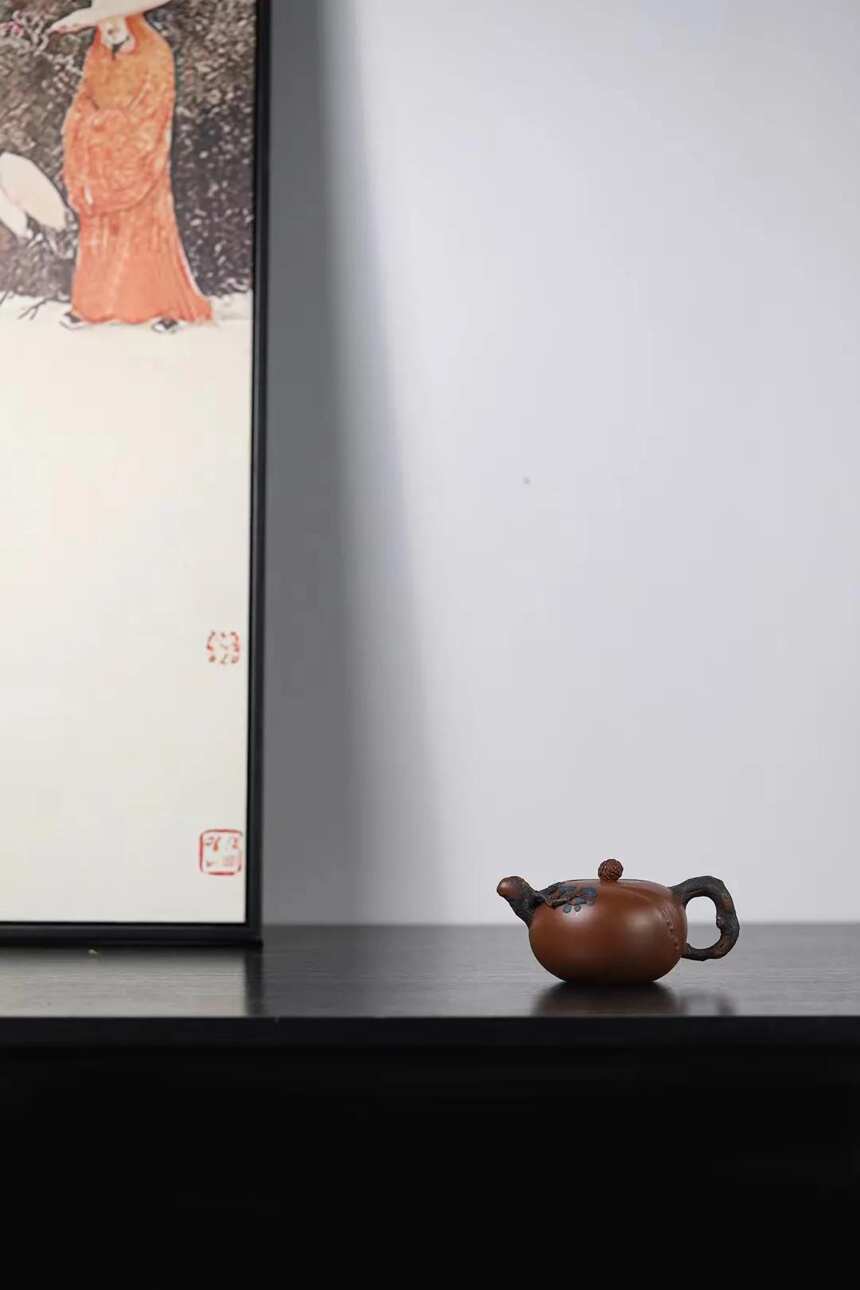 紫砂一厂老艺人吴碧芳，底槽清，临摹陈国良的顶级代表作《天池》