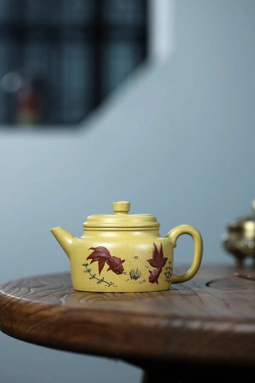 韩惠琴（高工艺美术师）宜兴原矿紫砂茶壶