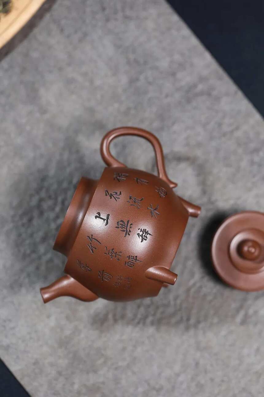 「清风」高爱春，陆云雀，许涛，联合制作，宜兴原矿紫砂茶壶