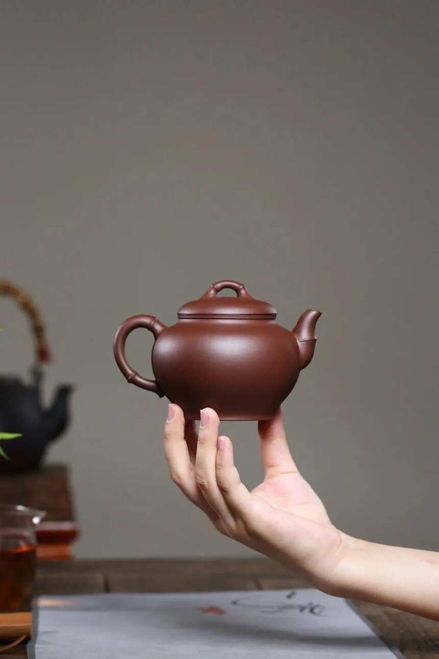 「雅竹」范俊华（国助理工艺美术师）宜兴原矿紫砂茶壶