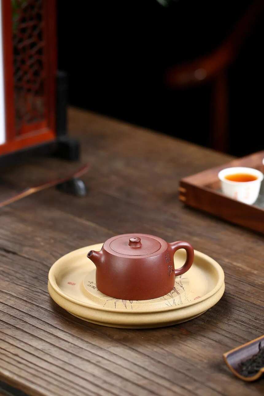 《井栏》国工艺美术师 鲍玉华 宜兴原矿紫砂茶壶