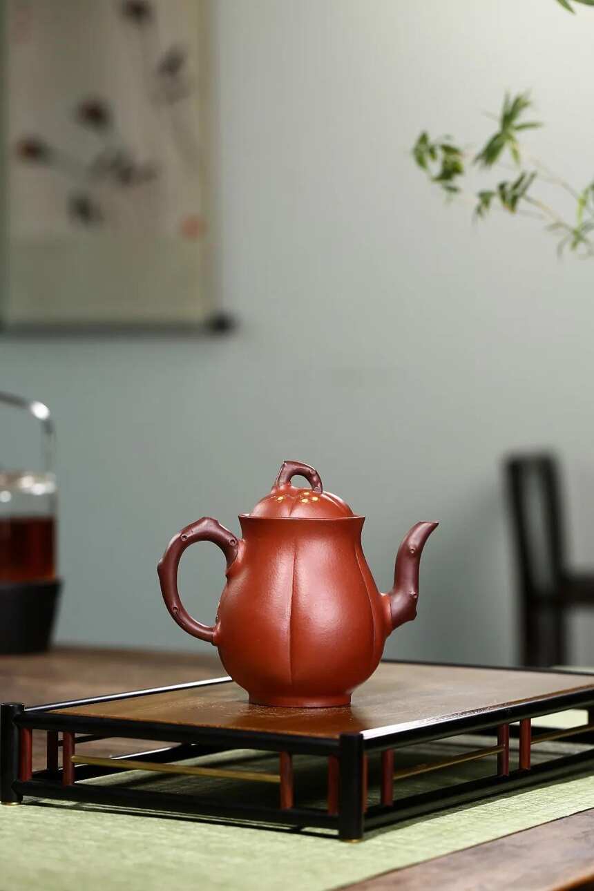 「沁梅」宜兴许响新原矿大红袍紫砂茶壶