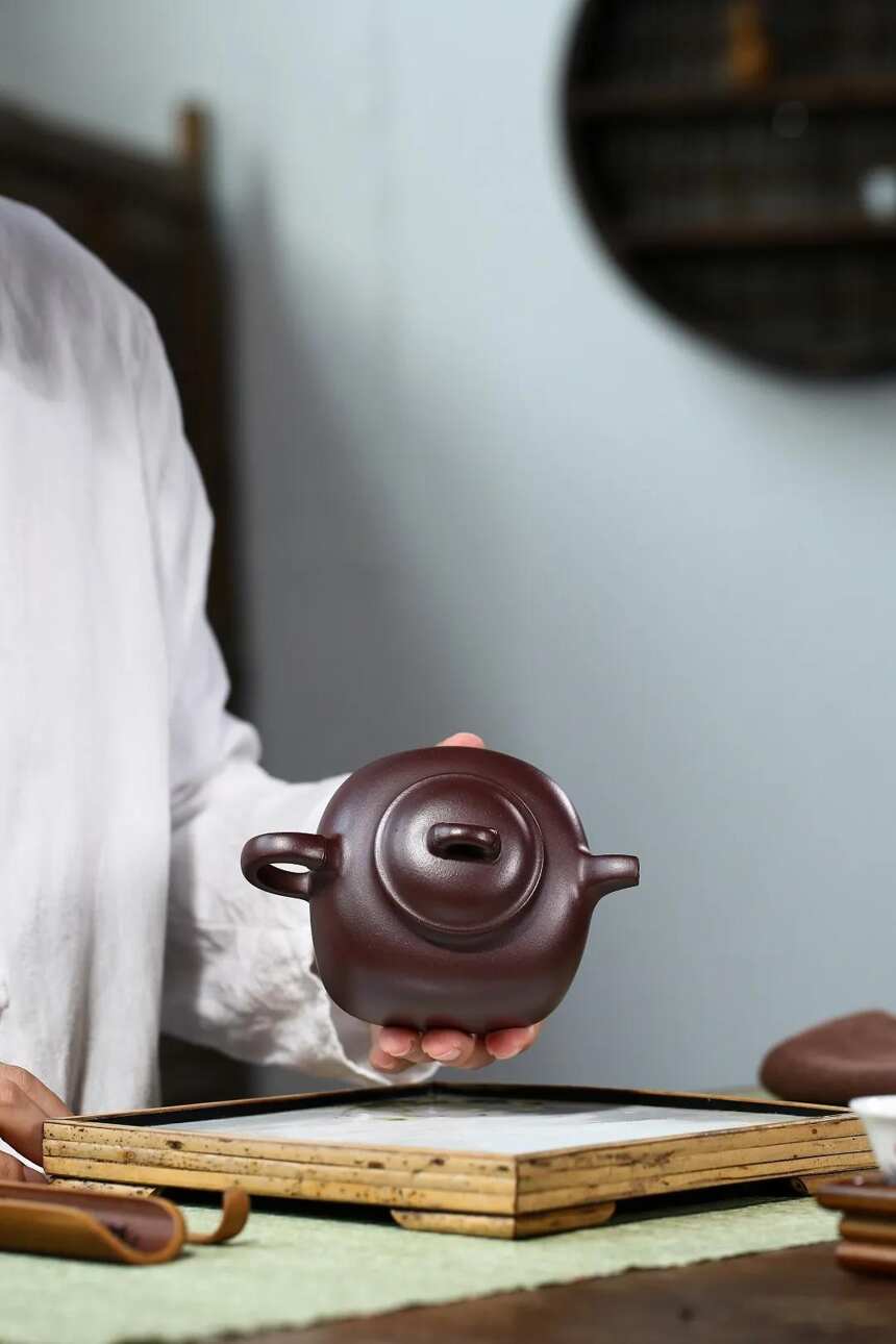 「四方竹韵」许响新（国助理工艺美术师）宜兴原矿紫砂茶壶