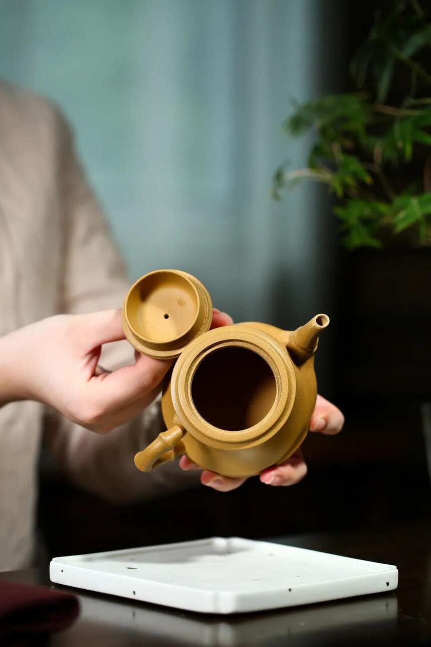 「节节高升」刘彩萍（国工艺美术师）宜兴原矿紫砂茶壶