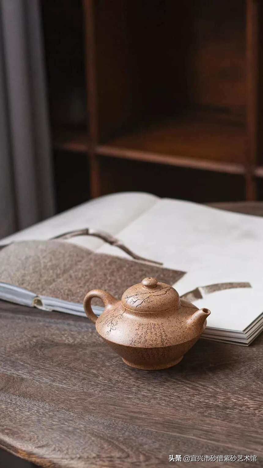 刘秀华，合欢·高温·宜兴原矿紫砂茶壶，