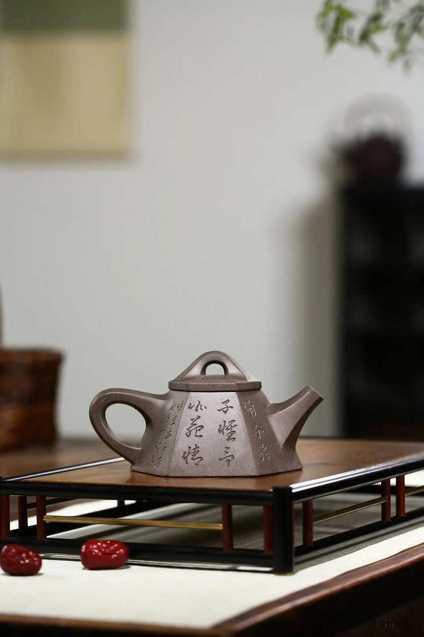 「霸王瓢」陈晔（国工艺美术师）宜兴原矿紫砂茶壶
