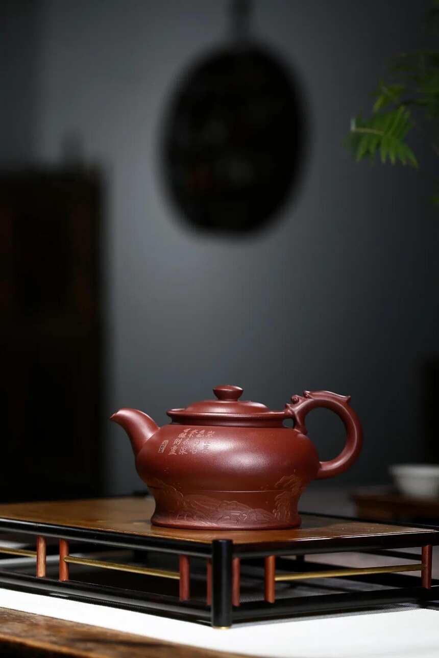 「汉罐」刘彩萍（国工艺美术师）宜兴原矿紫砂茶壶