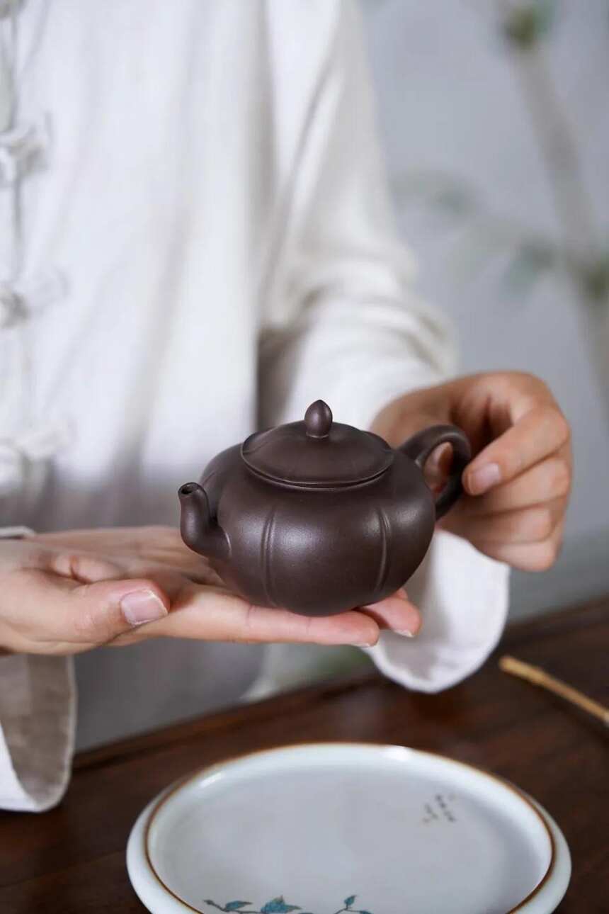 「莲子」刘鑫（国工艺美术员）宜兴原矿紫砂茶壶