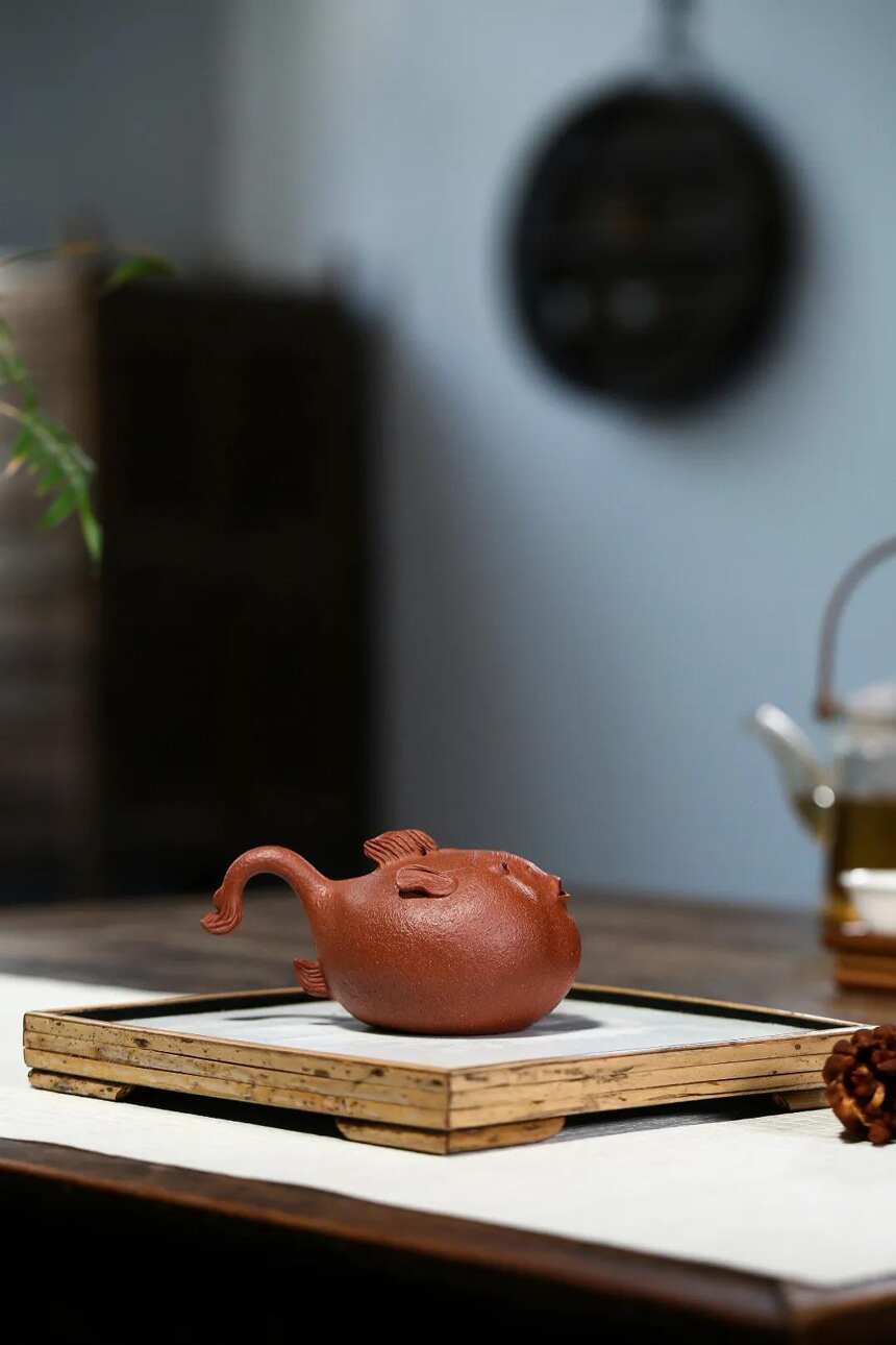 「河豚」范磊（国助理工艺美术师）宜兴原矿紫砂茶壶