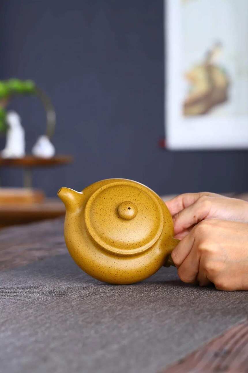 「仿古」狄姣姣（国工艺美术师）宜兴原矿紫砂茶壶