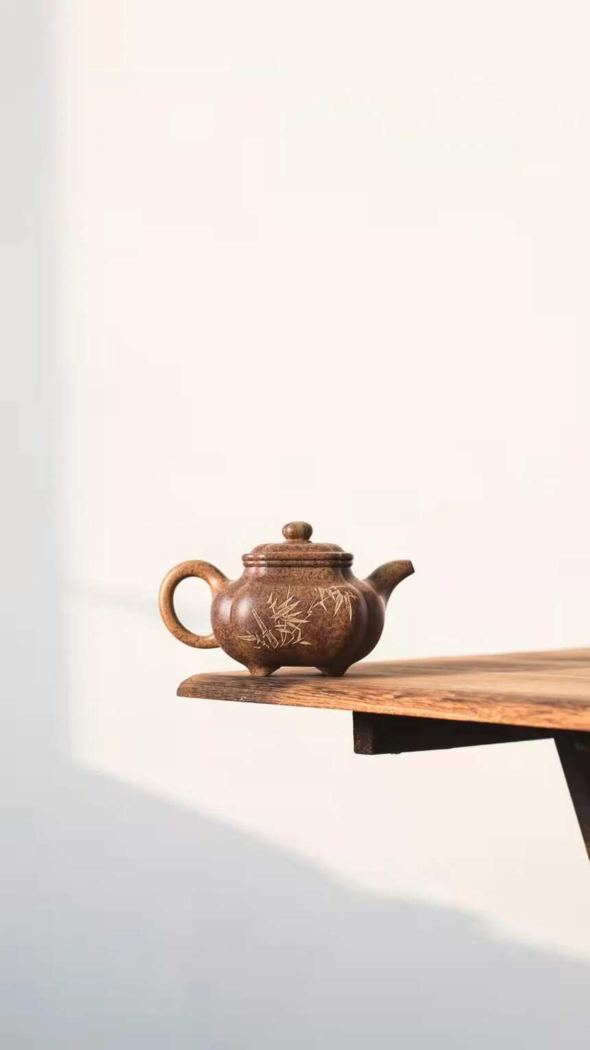 刘秀华，宜兴原矿紫砂茶壶，传炉（四方抽角）·450cc