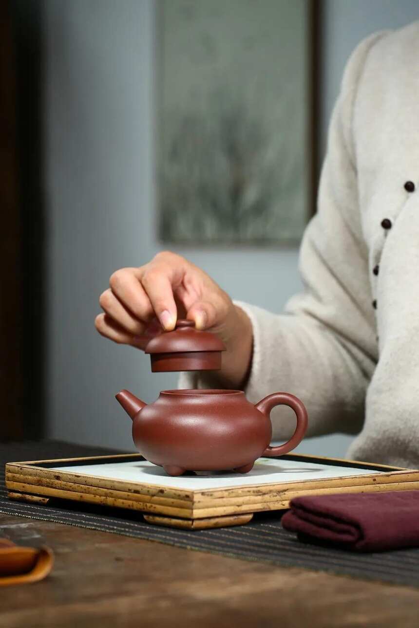 「喜瓢」许响新（国助理工艺美术师）宜兴原矿紫砂茶壶