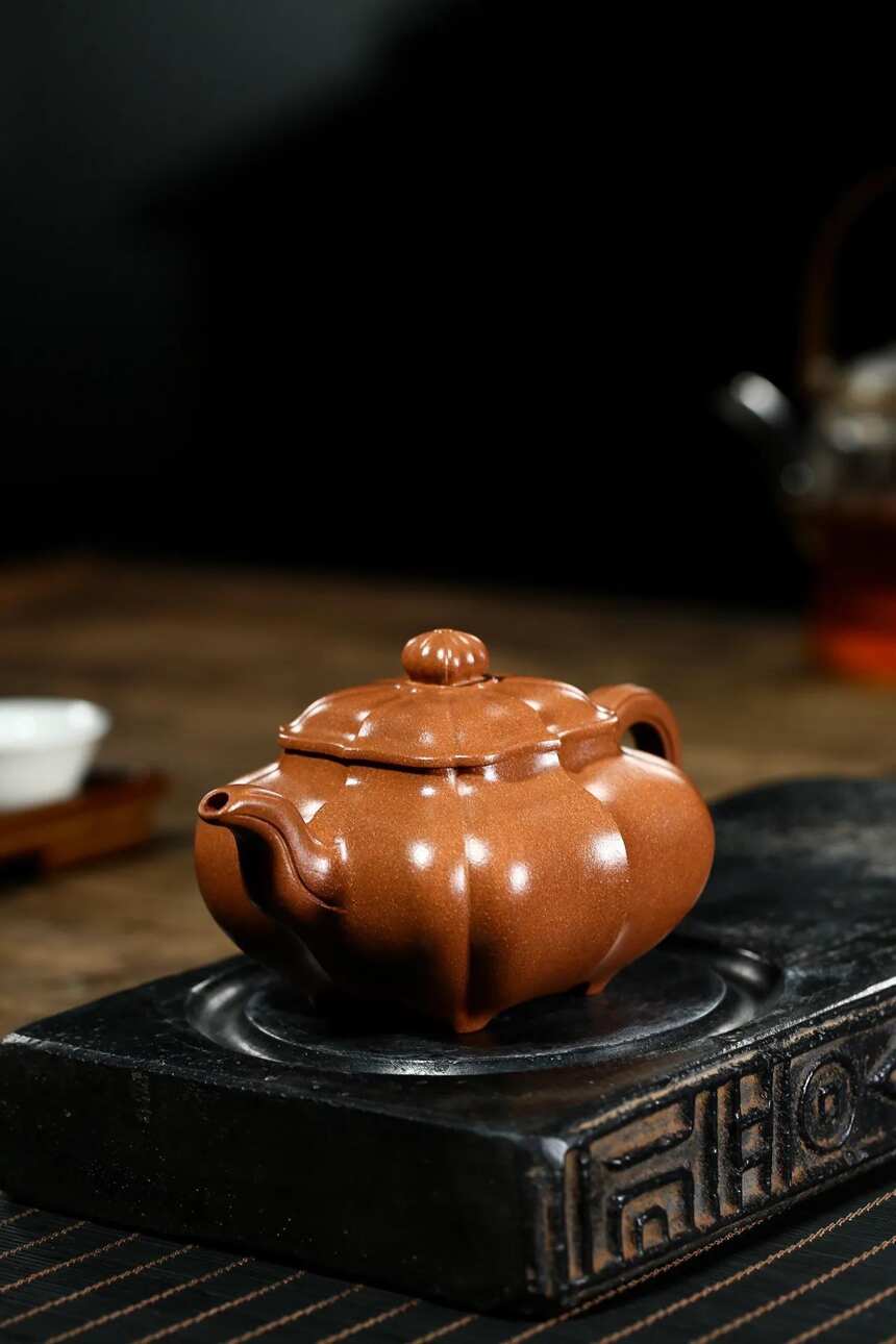 双国工精品「筋纹传炉」范震 宜兴原矿紫砂茶壶