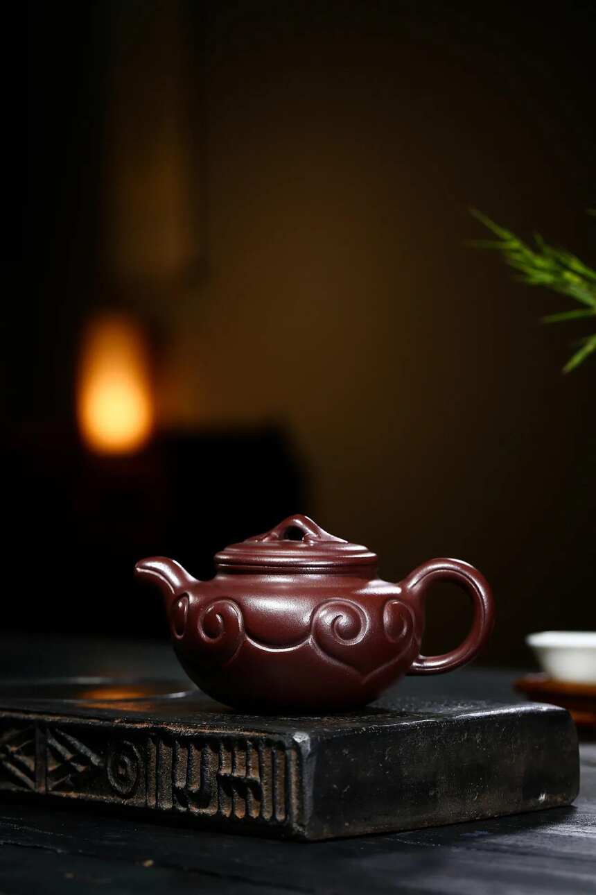 「仿古如意」蒋老师（国高工艺美术师）宜兴原矿紫砂茶壶